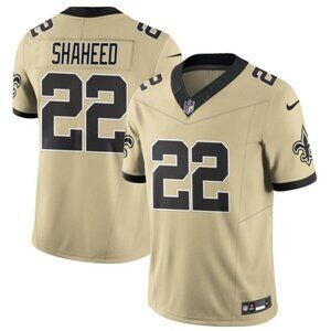 Mens Youths Rashid Shaheed Gold Vapor Stitched Jersey